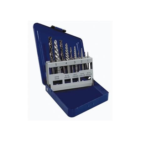 Irwin 10-Pc Spiral Extractor Drill Bit Set HN11119